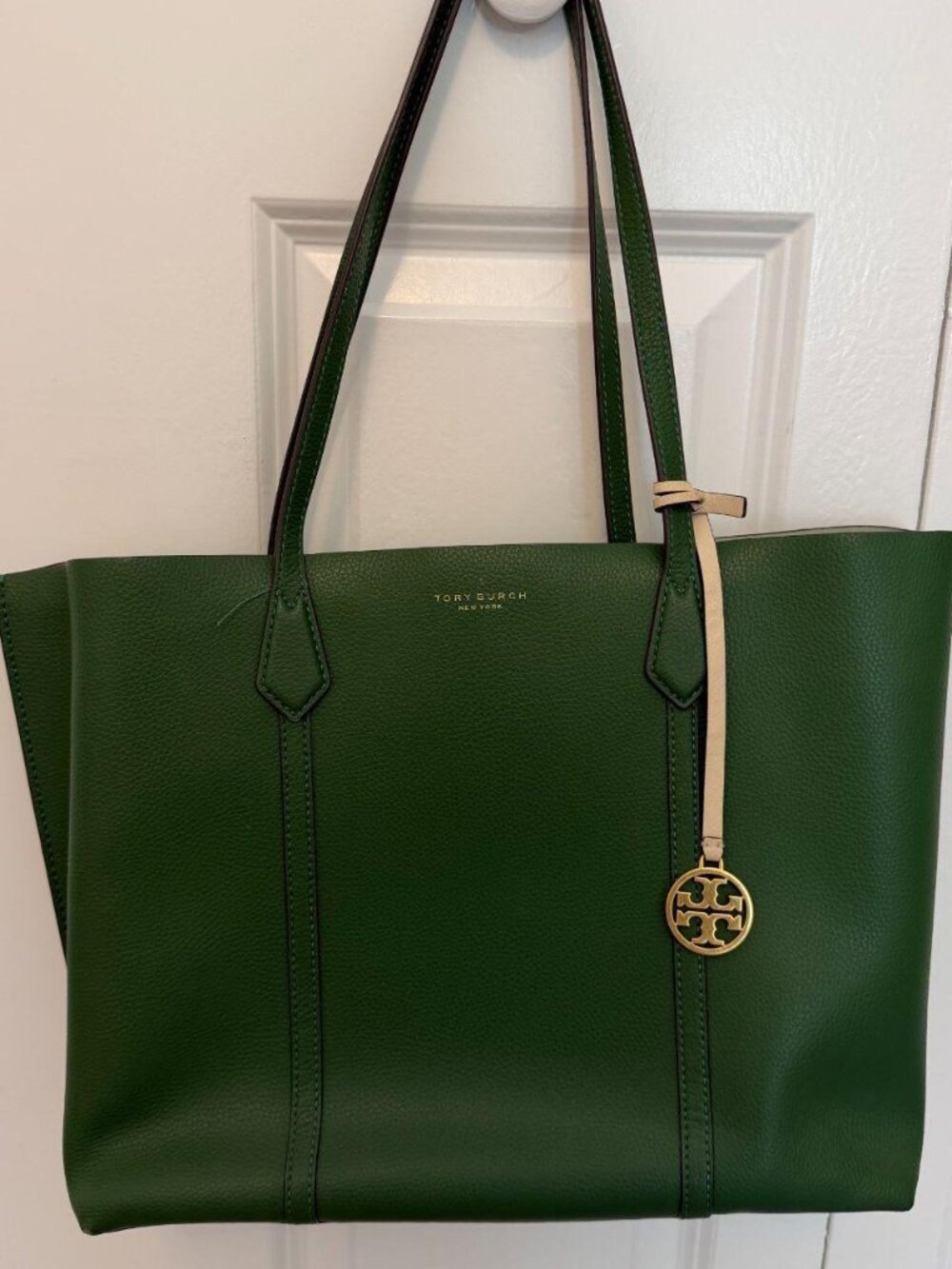 Authentic Tory Burch Perry Triple-Compartment Tote - Picture 1 of 7
